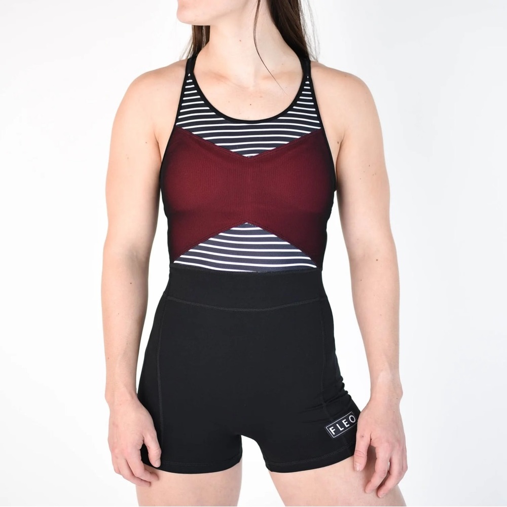 FLEO Singlet (Red + Stripes)